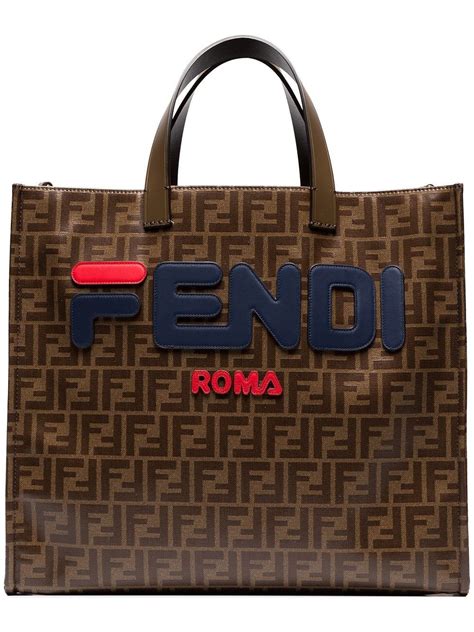 borse shopper fendi con logo|fendi online shopping.